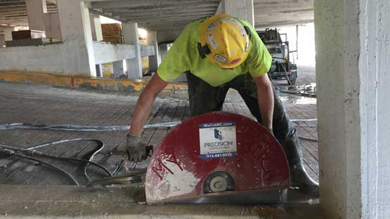 Hand Cutting Concrete