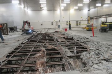 Industrial Concrete Slab Removal