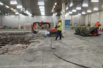 Industrial Concrete Slab Removal